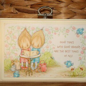 VINTAGE 1983 HALLMARK GOOD FRIENDS PLAQUE